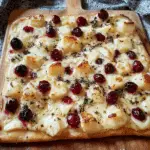 Cranberry and Brie Flatbread