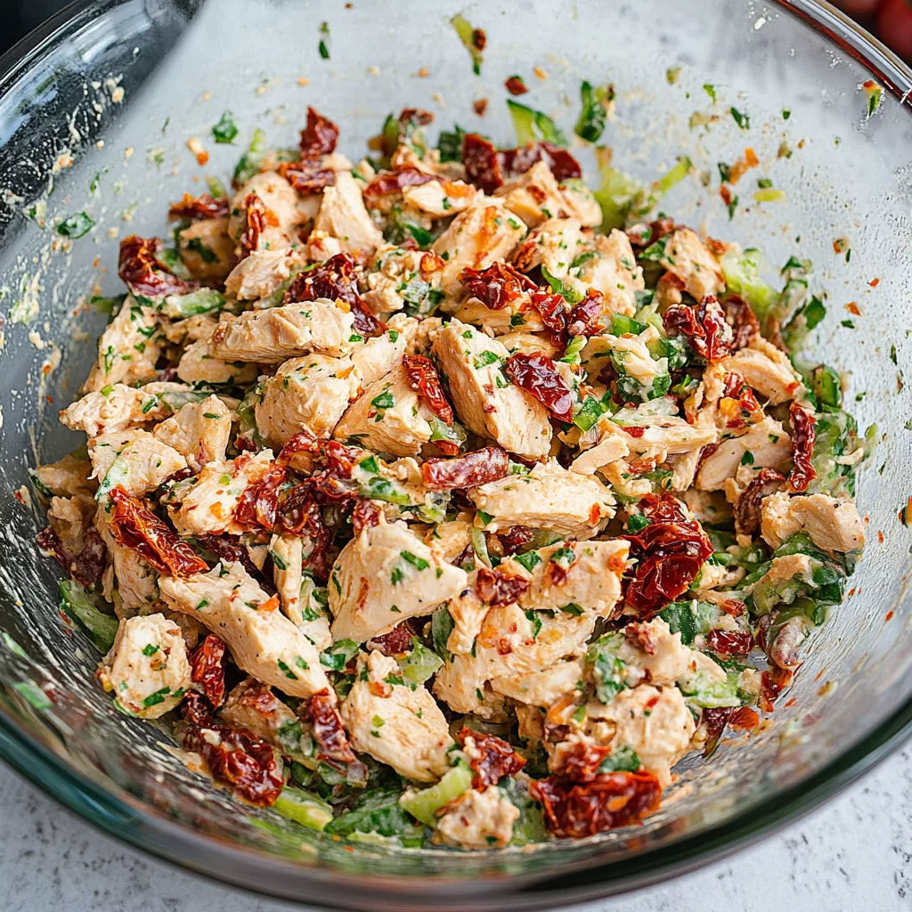 Sun Dried Tomato Chicken Salad