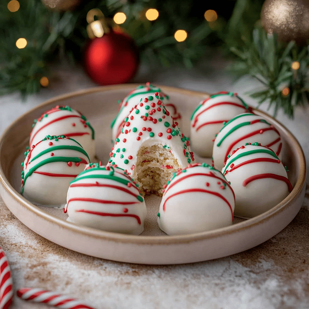 Little Debbie Christmas Tree Cake Truffles