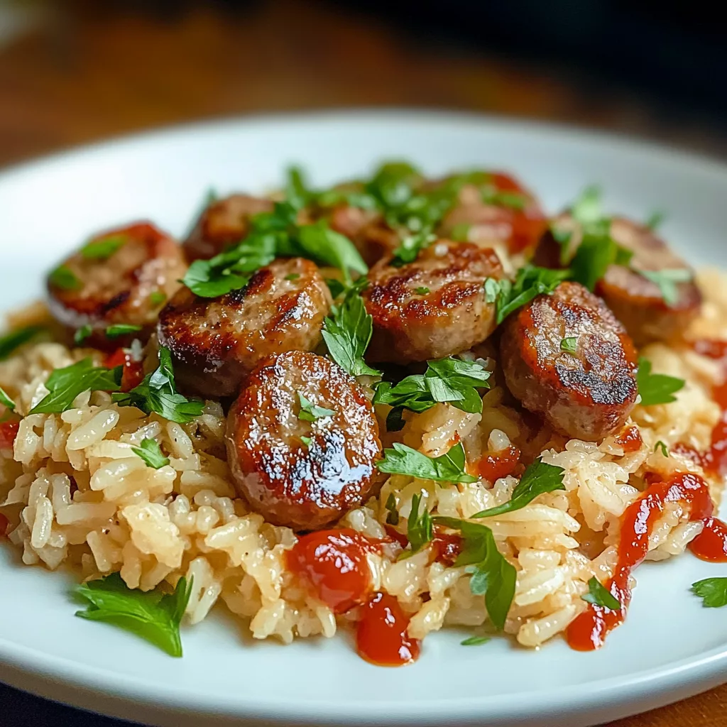 Rice and Italian Sausage