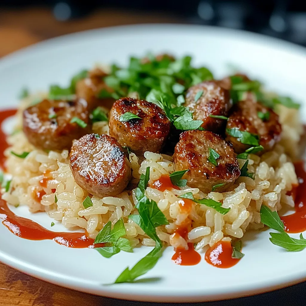 Rice and Italian Sausage