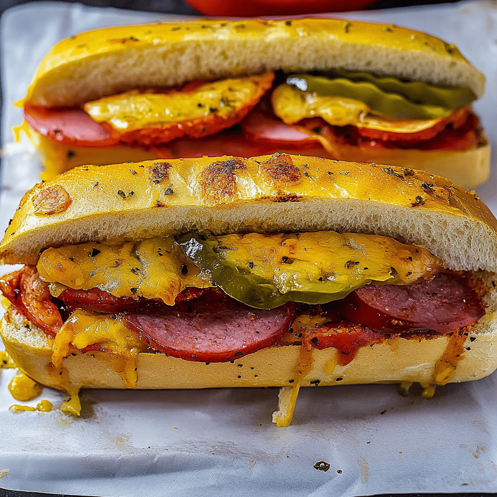 baked Italian subs