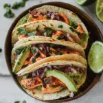 air fryer salmon tacos