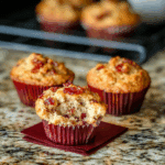 Maple Muffins with Bacon Brown Sugar Topping