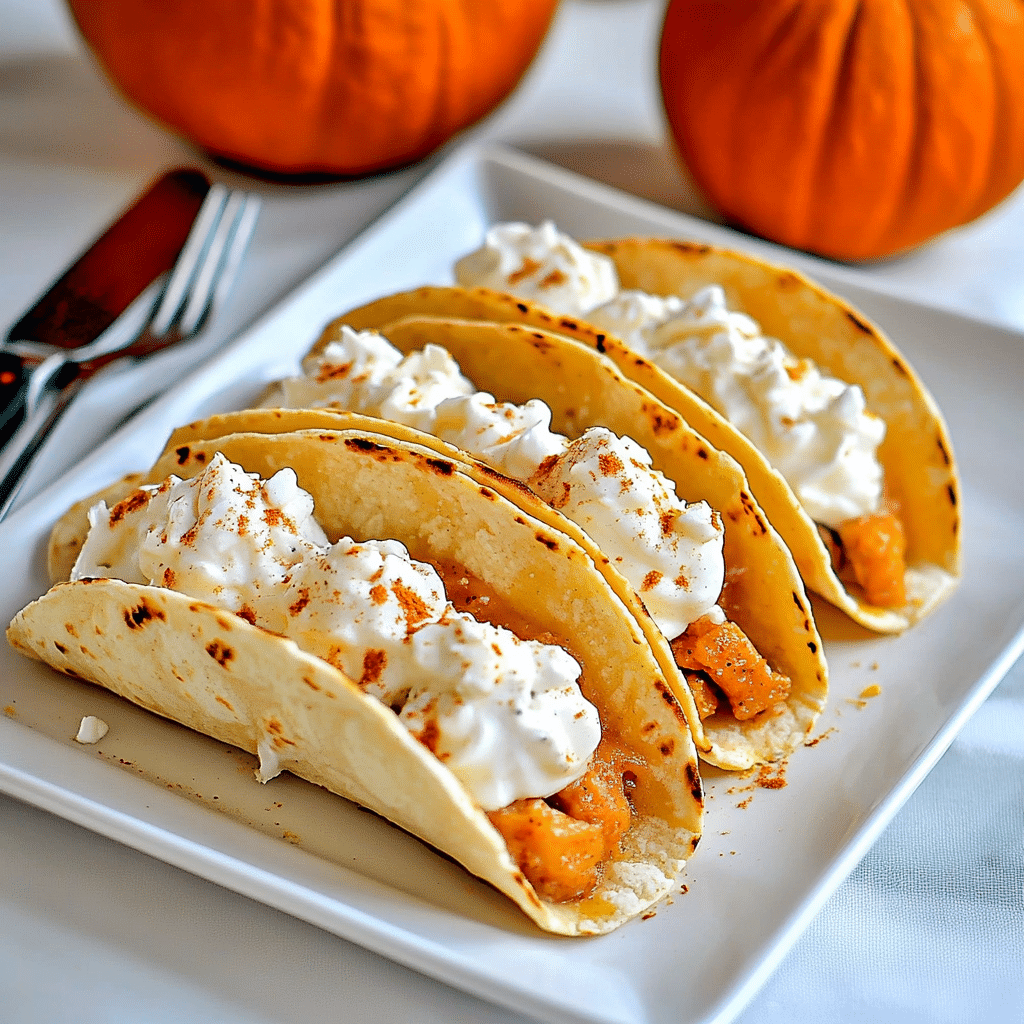 Pumpkin Pie Tacos
