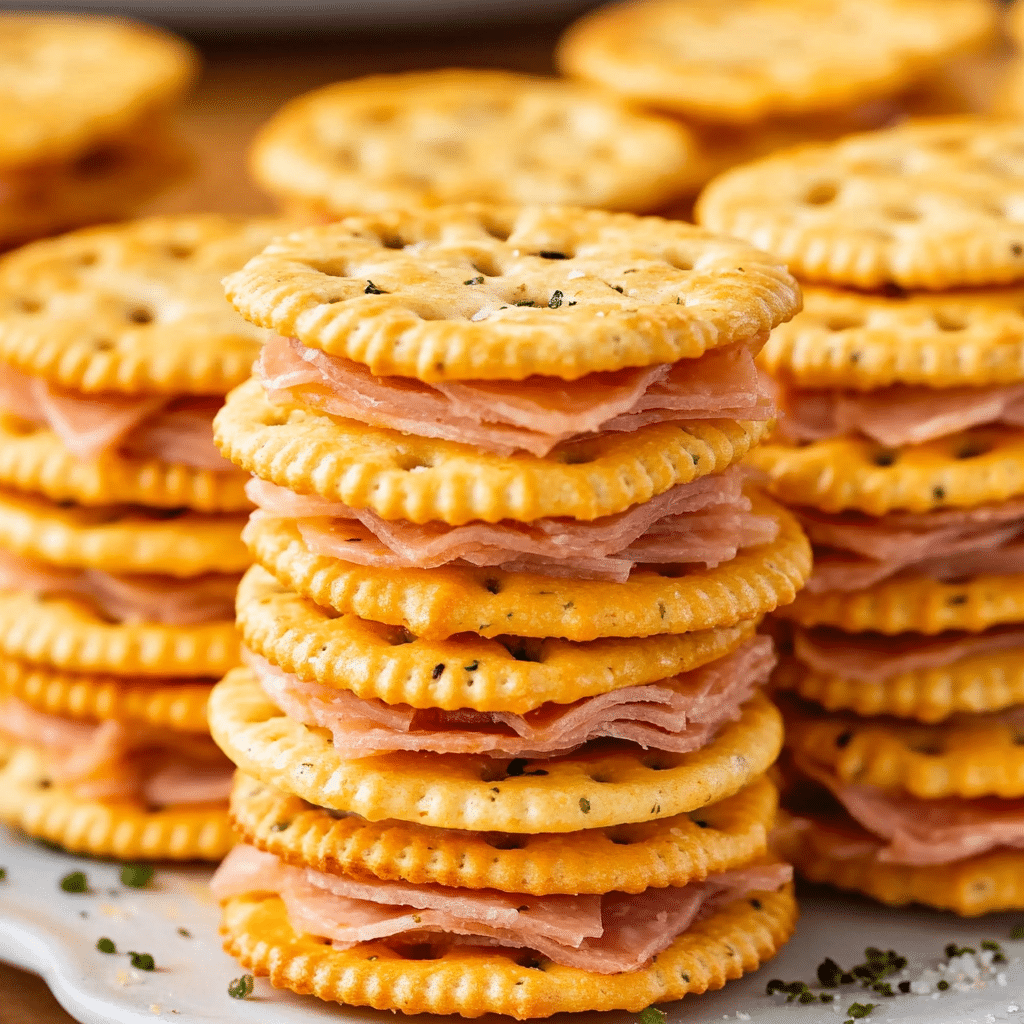 Ritz Crackers Party Sandwiches