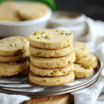 Pistachio Shortbread Cookies