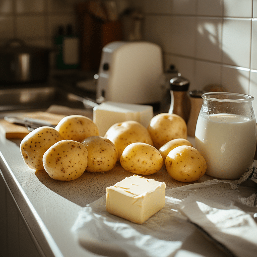 baked mashed potatoes with cheddar
