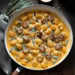 Creamy Butternut Squash Gnocchi with Sausage