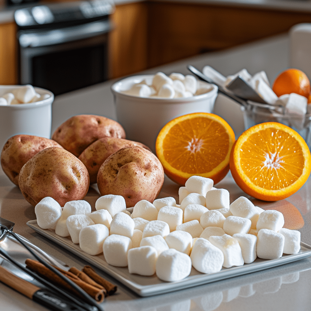 Sweet Potato Casserole With Marshmallows