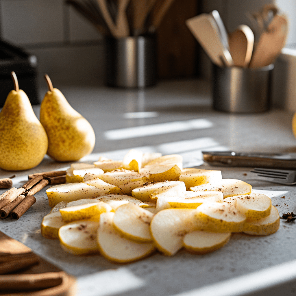 Pear Dump Cake