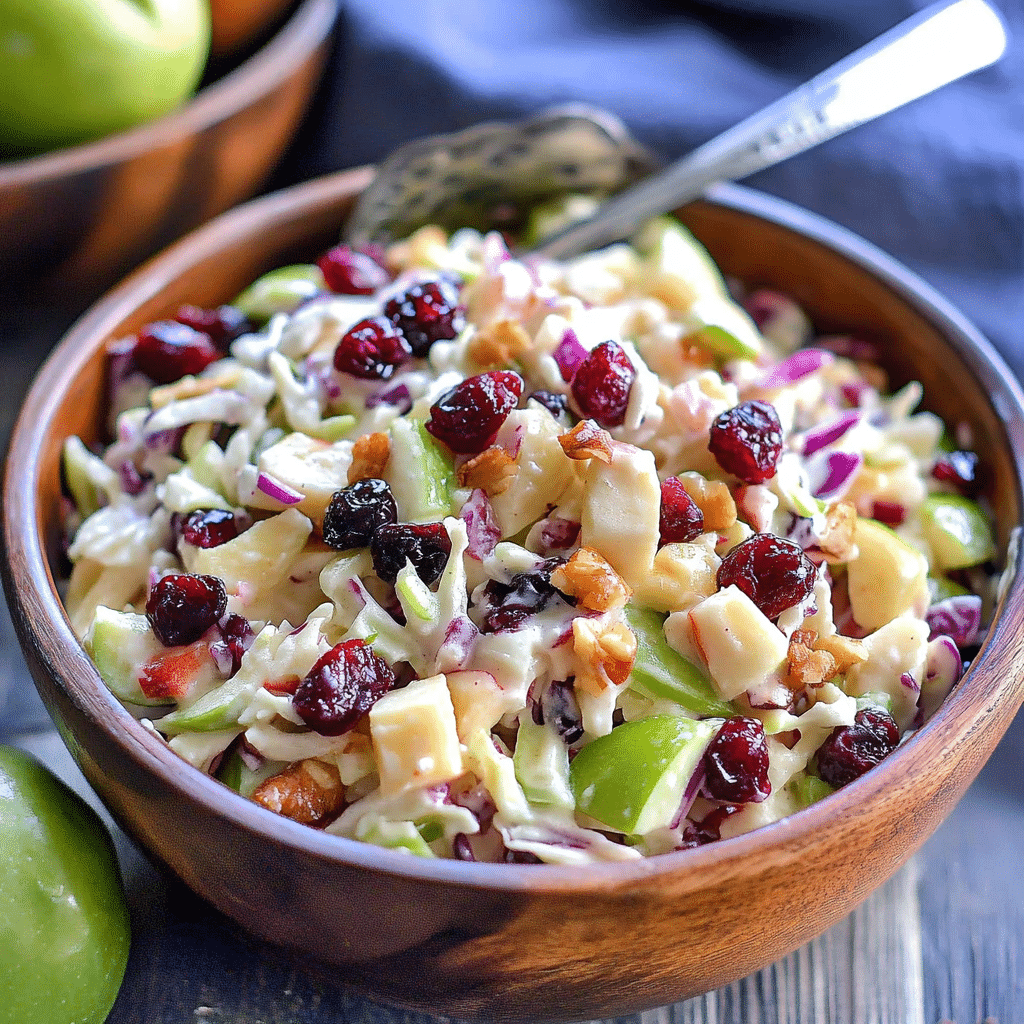 Apple Cranberry Coleslaw