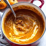 Spicy Chorizo Pumpkin Soup