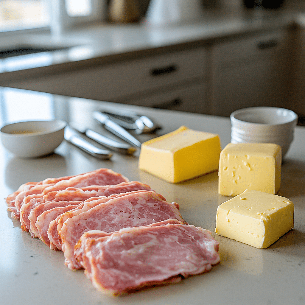 Ham and Cheese Puff Pastry Christmas Trees