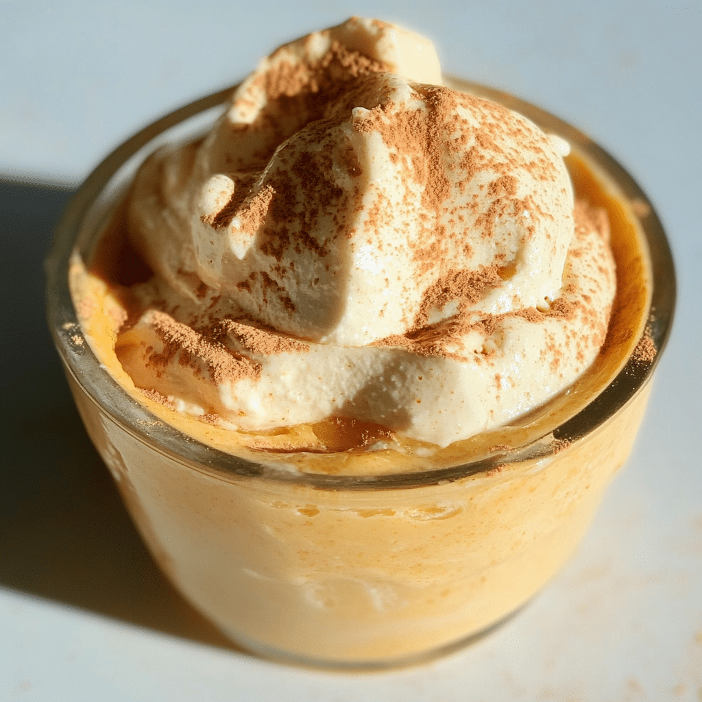 Cottage Cheese Pumpkin Mousse