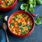 One Pot Orzo Vegetable Soup