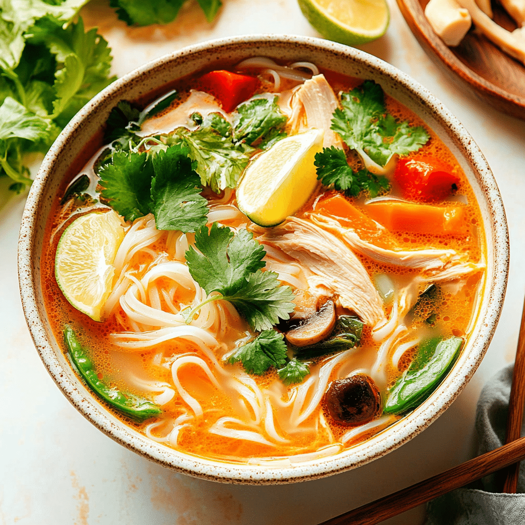 Thai Chicken Noodle Soup Recipe