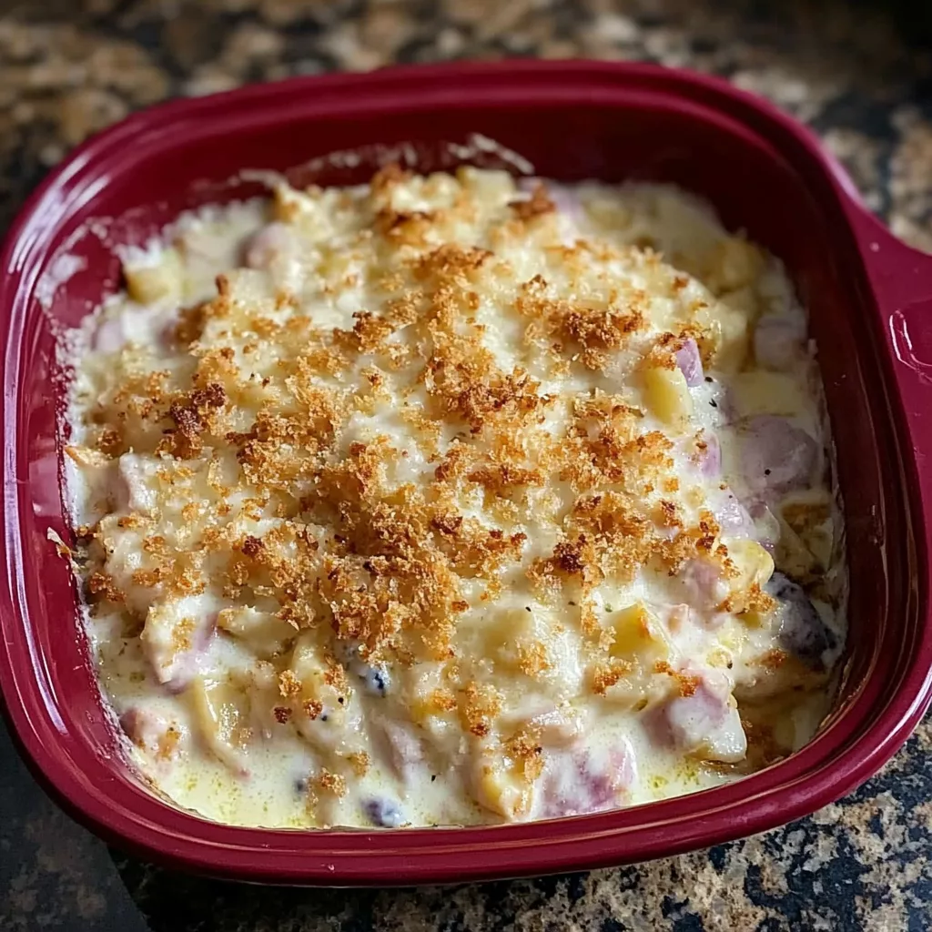 Creamy Chicken Cordon Bleu Casserole