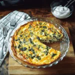 Crustless Spinach Quiche