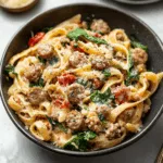Tuscan Sausage Pasta