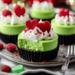 Grinch Mini Cheesecakes