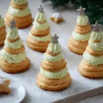 christmas tree cream puffs