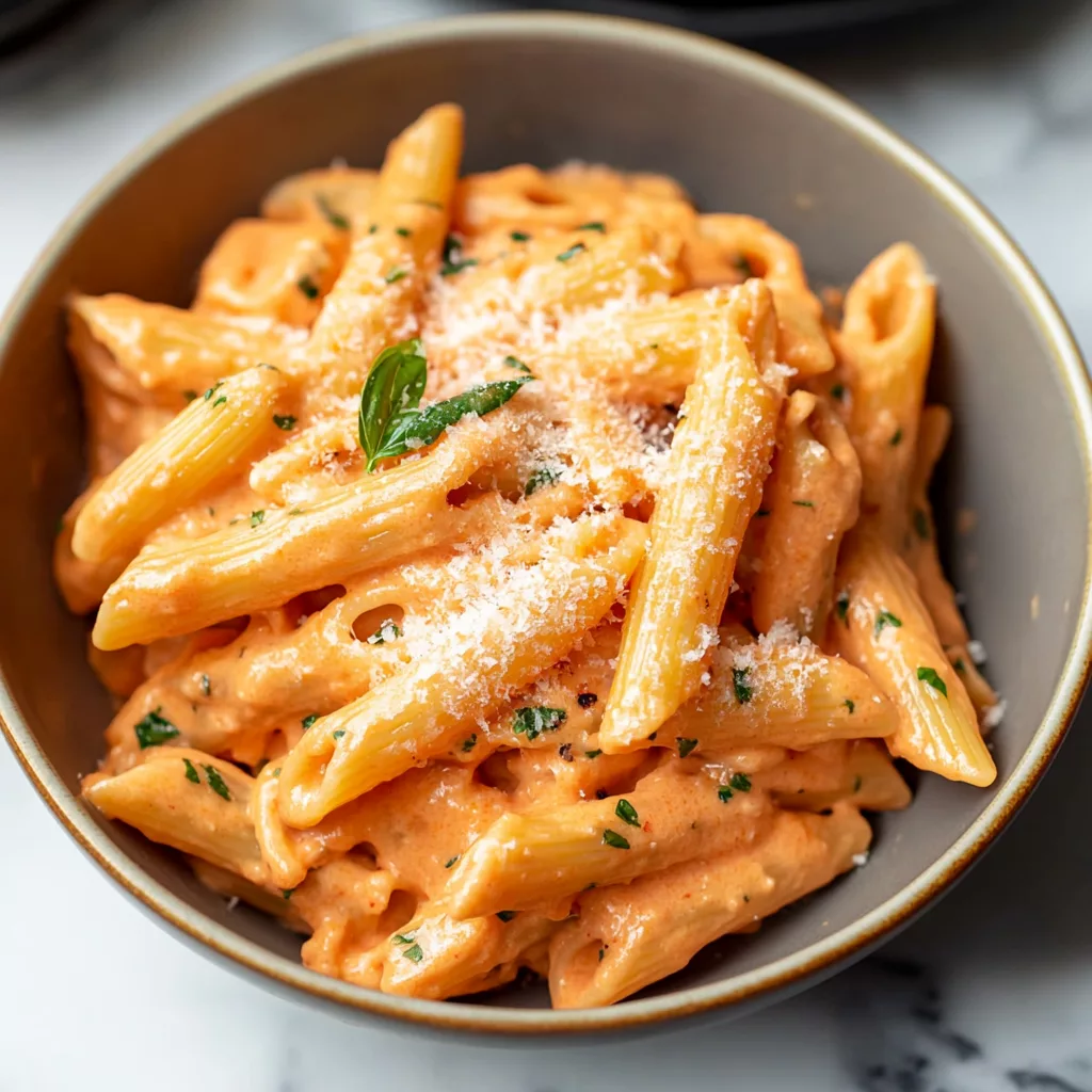 Healthy Creamy Tomato Pasta