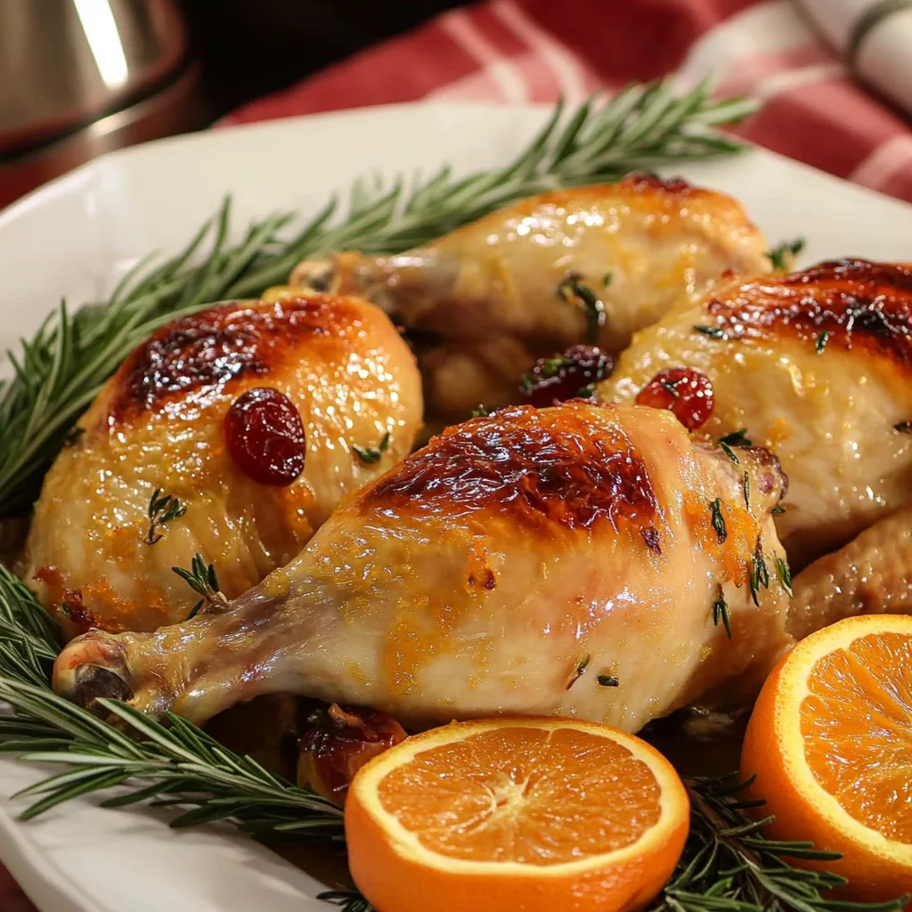 Sweet and Savory Roasted Orange Chicken