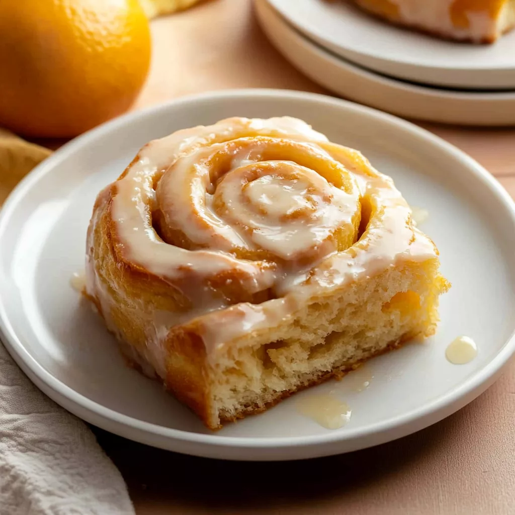The Best Glazed Orange Sweet Rolls