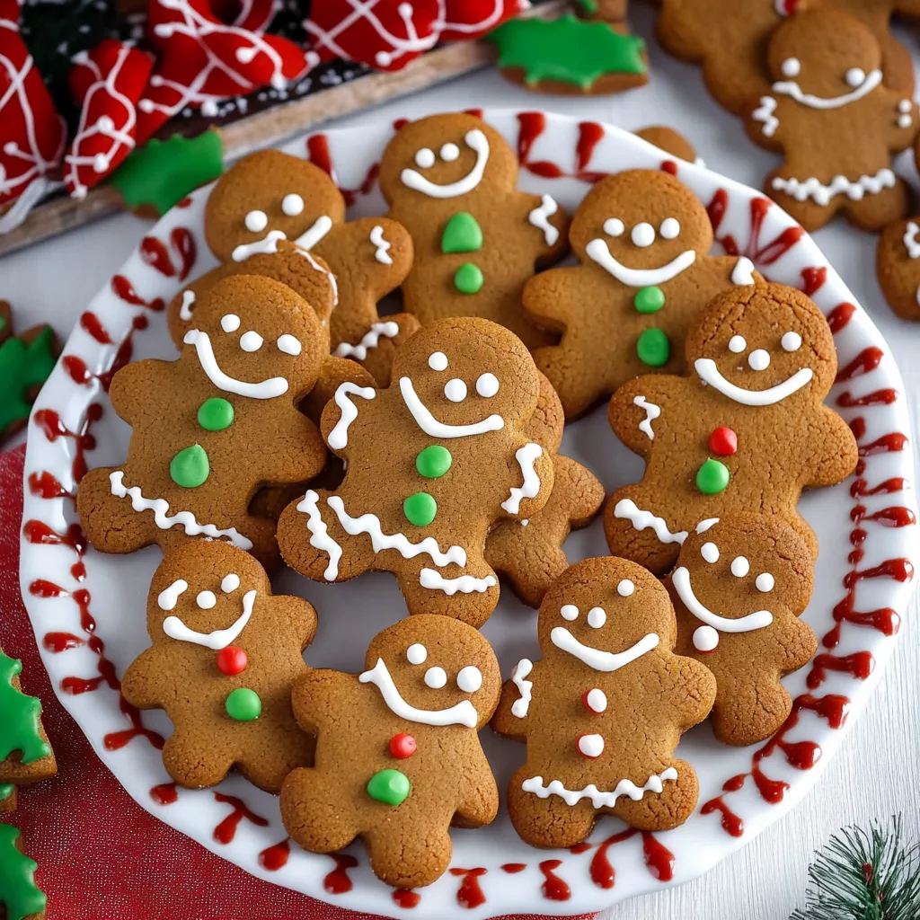 Soft Chewy Gingerbread Men Cookies