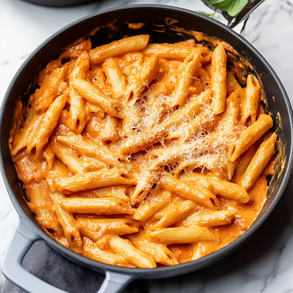 Healthy Creamy Tomato Pasta