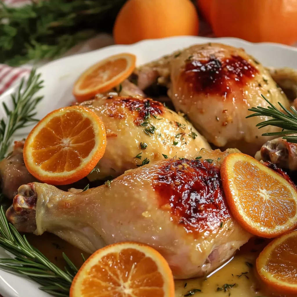 Sweet and Savory Roasted Orange Chicken