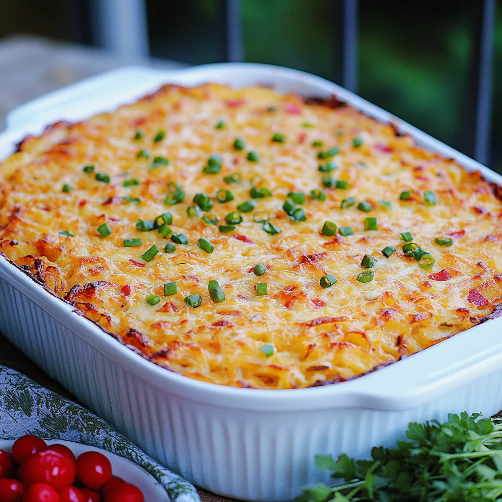 Pimento Cheese Hash Brown Casserole