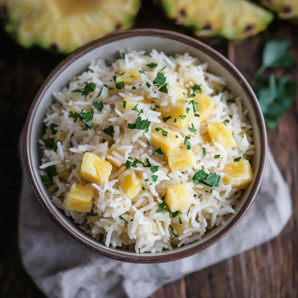 Pineapple Coconut Rice