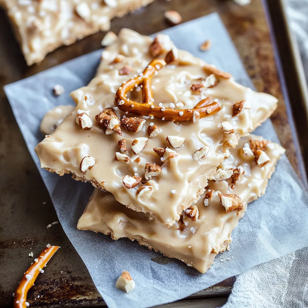 Peanut Butter Pretzel Bark