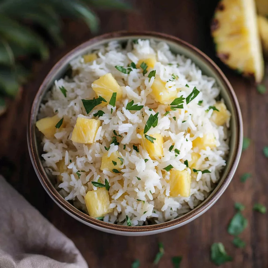 Pineapple Coconut Rice