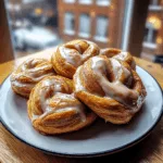 Cinnamon Knots with Coffee Icing