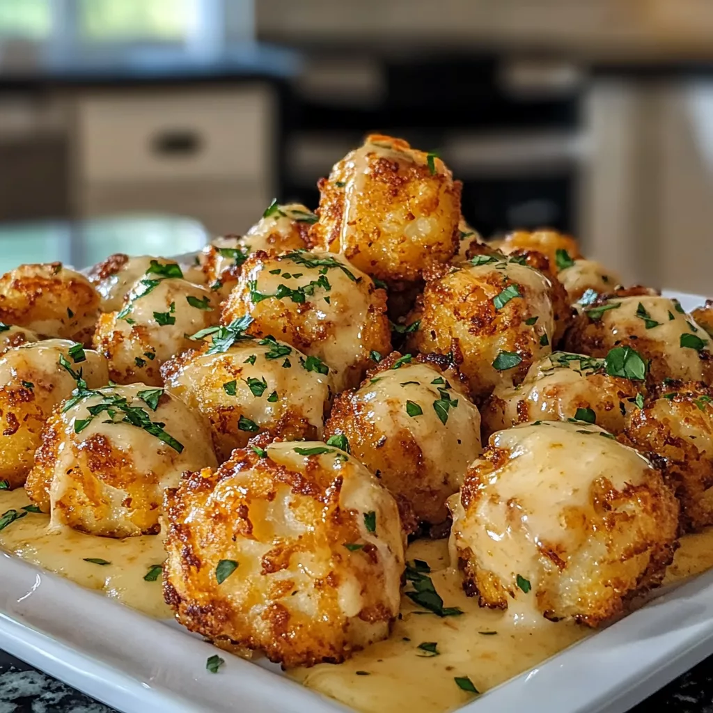 Cheddar Ranch Chicken Tater Tot Bake