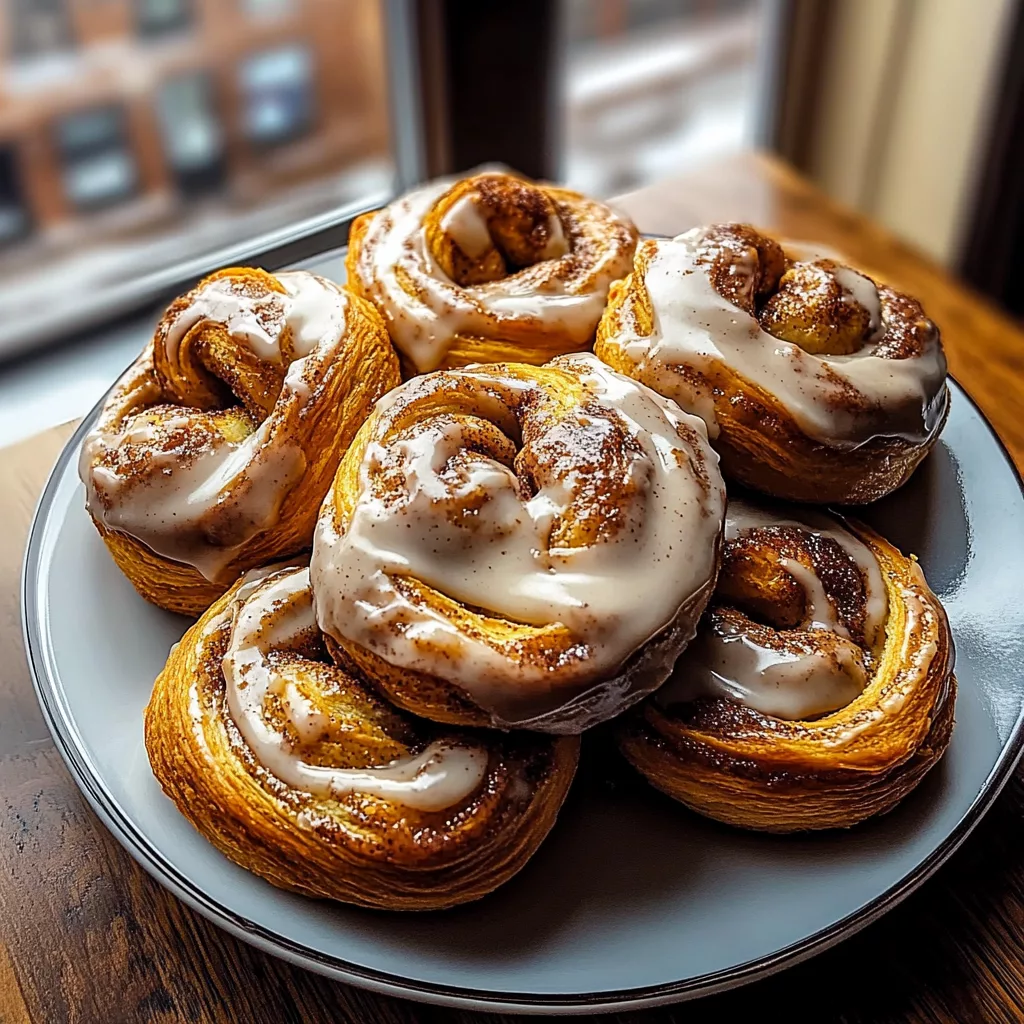 Cinnamon Knots with Coffee Icing