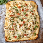 Chicken Alfredo Flatbread