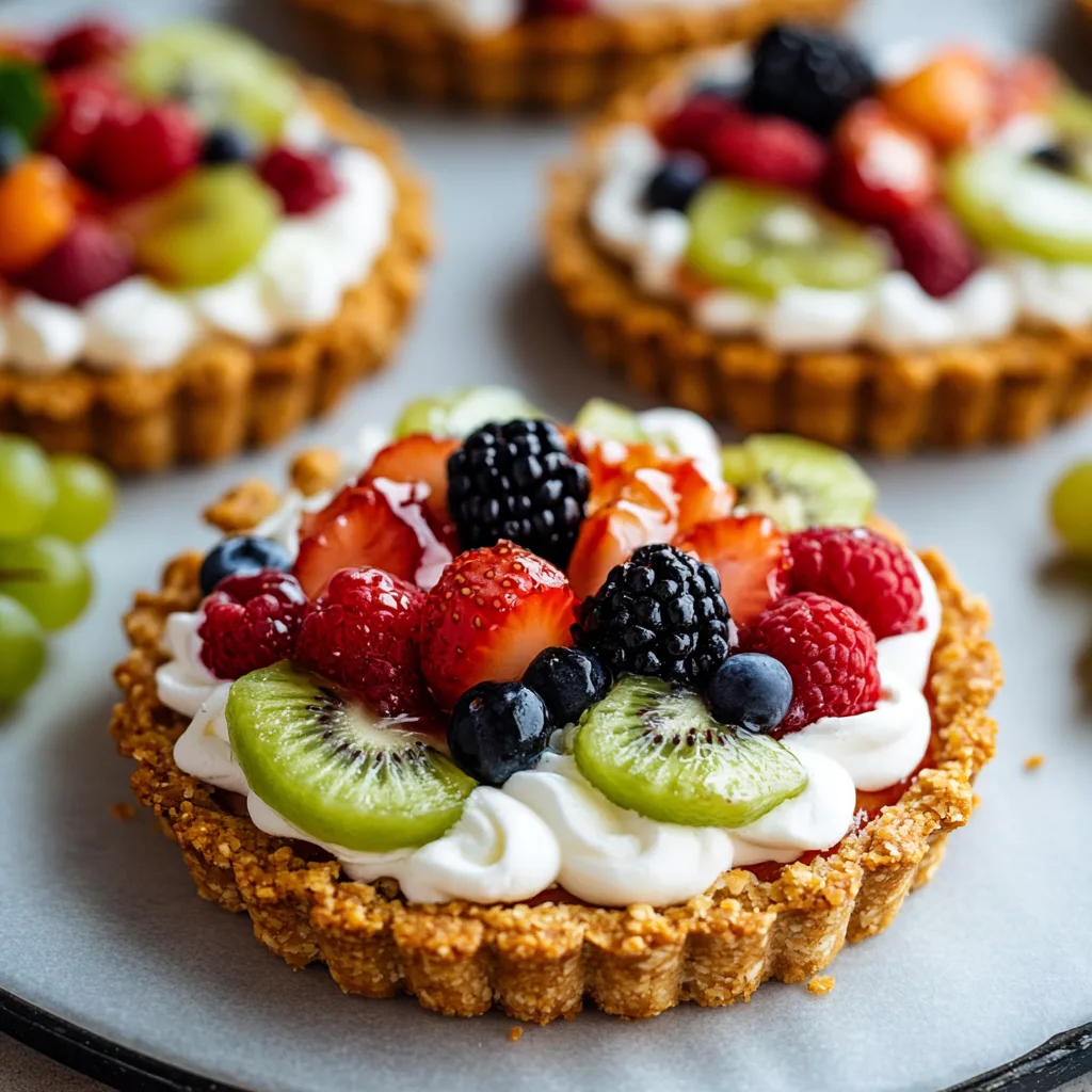 Breakfast Granola Fruit Tart