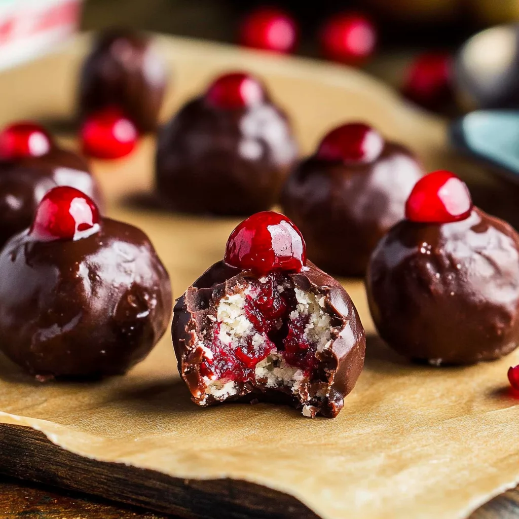 Cherry Bourbon Balls