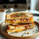 Apple Bacon and Cheddar Grilled Cheese