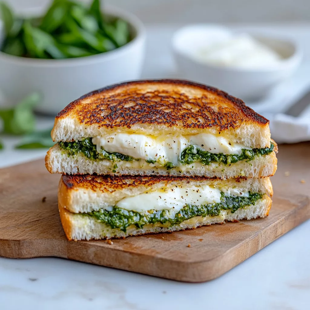Melty Burrata Grilled Cheese Sandwich