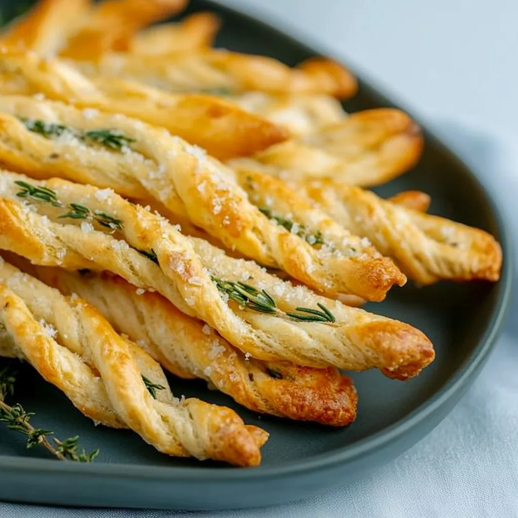 Rosemary Parmesan Cheese Straws