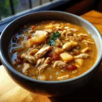 White Cheddar Apple Chicken Chili