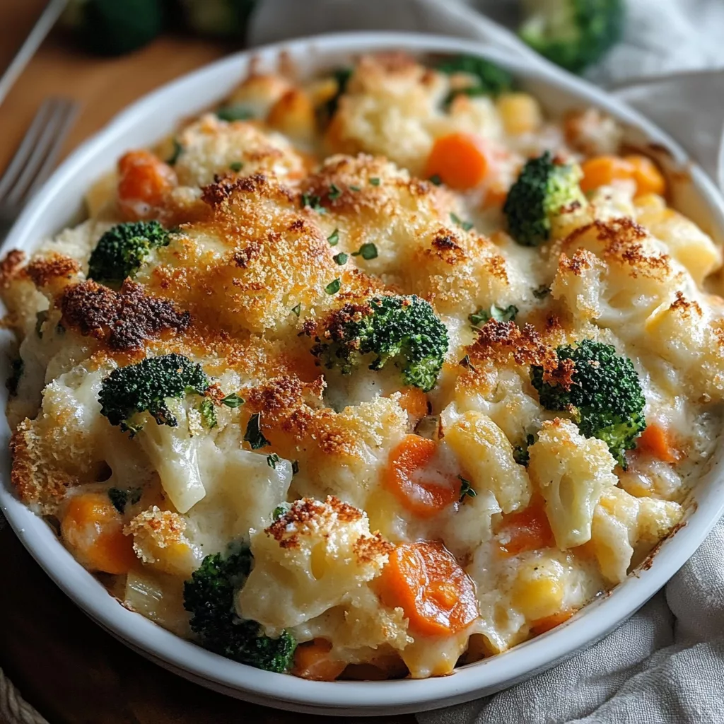 Creamy Winter Vegetable Bake