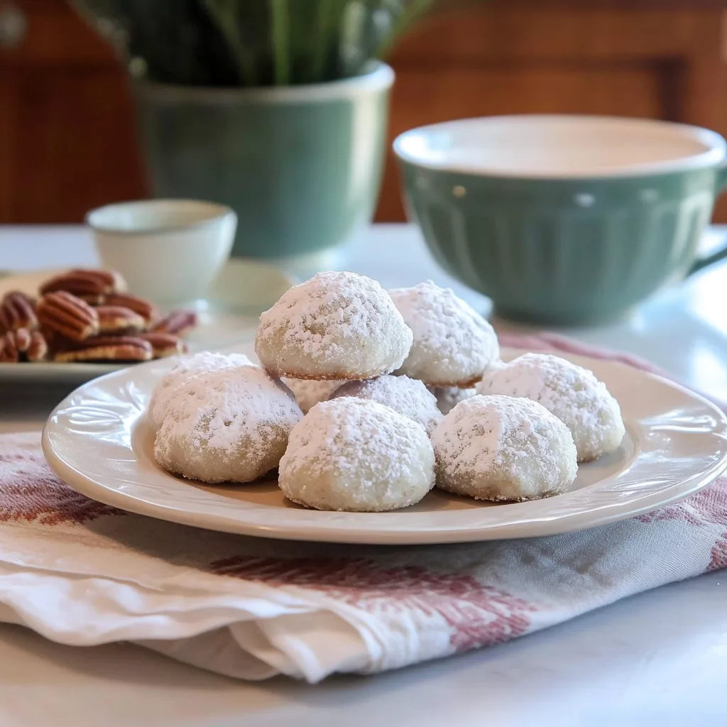 Pecan Snowball Cookies