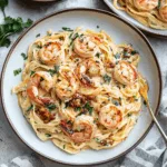 Creamy Tuscan Shrimp Linguine