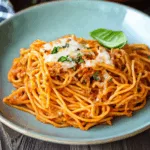 Healthy Southern Baked Spaghetti